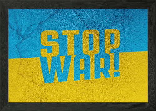 Stop war ukraine framed - war,