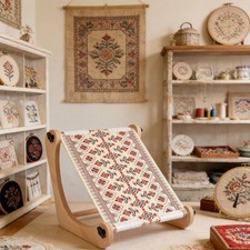 Adjustable Bead Loom Kit Wood