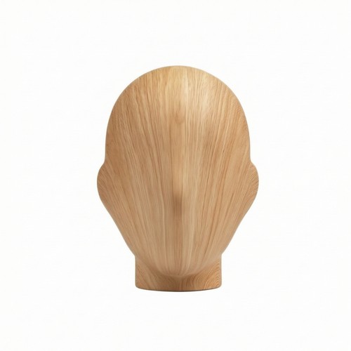 Mannequin head with wooden - mannequin,