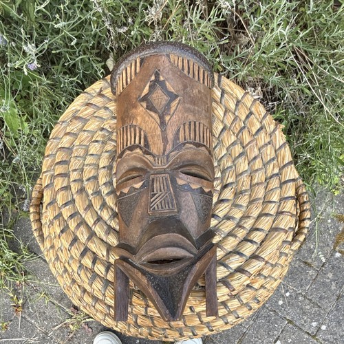 Hand carved wooden tribal - hand,