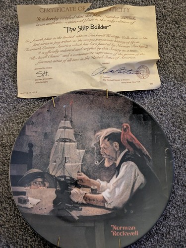 Norman rockwell plates - norman, 2