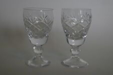 PAIR of Vintage Cut Crystal