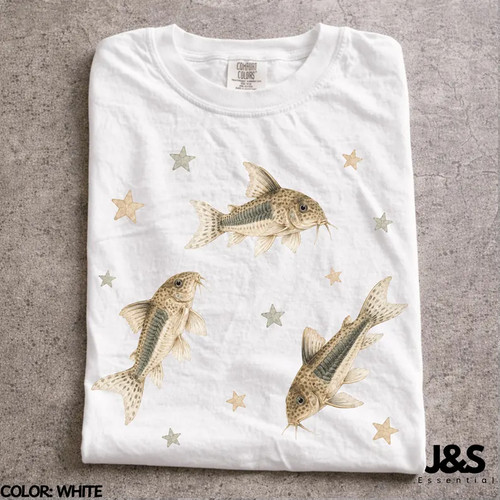Vintage corydora catfish retro - vintage,