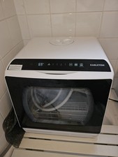 Karlxtom Mini Table Top Dishwasher with Touch Control 6 Programs
