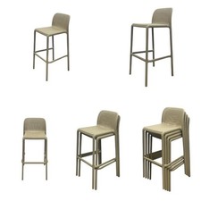 Beige stool stacking - beige,
