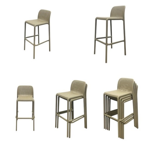 Beige stool stacking - stool,,