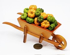Dolls House Wooden Wheelbarrow