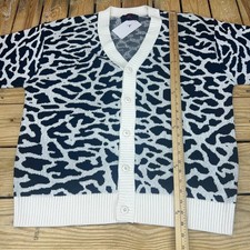 Nike Air Jordan Flight Heritage Cardigan Black Sweater Men’s DV7573-030 NWT