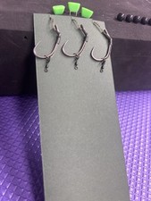 Ready Tied ‘Darrel Peck Style’ Wide Gape Barbless Multi Combi Slip D Rigs x3