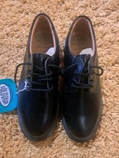 Solovair black shoes ~ Made In