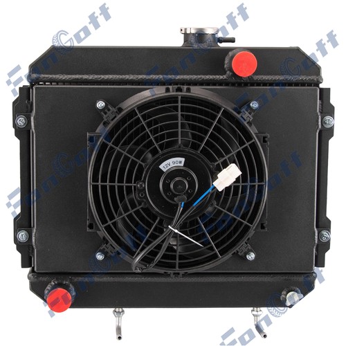 Row radiator shroud fan for - shroud,