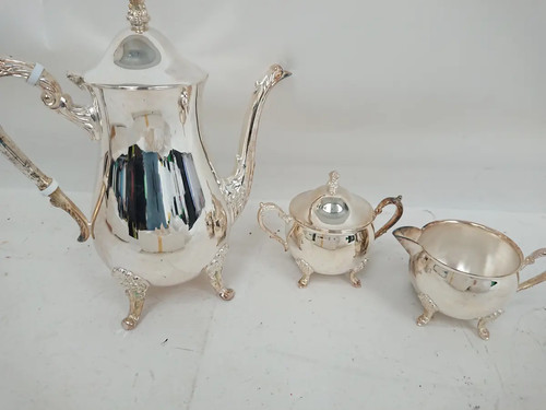 Vintage silver plated piece - 3,