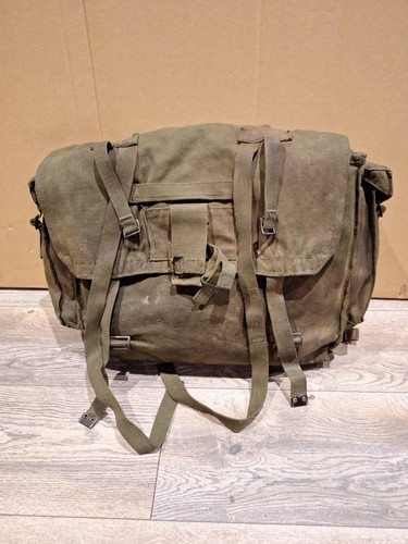 Vintage army pack large heavy - vintage,