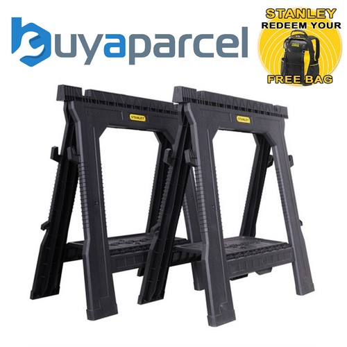 Stanley folding sawhorse - stanley,