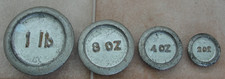 Vintage Antique Scale Weights