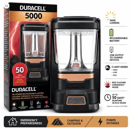 Duracell 5000l tri powered led - 5000l,
