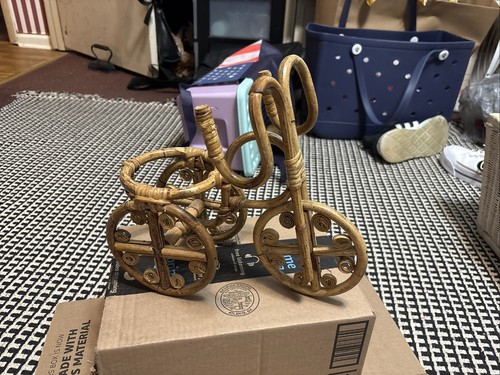 Vtg wicker bamboo - wicker,
