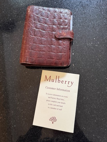 Mulberry vintage burgundy croc - mulberry,