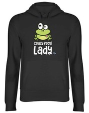 Funny Crazy Frog Lady Hoodie