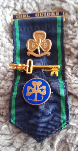 Vintage girl guides leader - girl, leader's