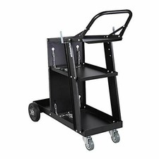 Welding Cart Plasma Cutter Welder Mig Arc Tig Storage Tanks Gas Bottles Pro New
