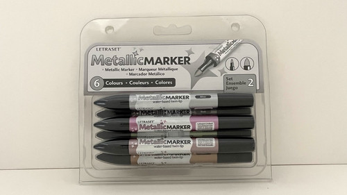 Letraset metallic promarkers - letraset,