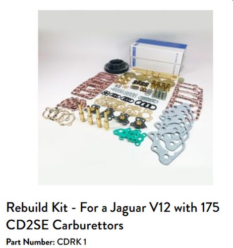 Stromberg carb rebuild kit for - carb,