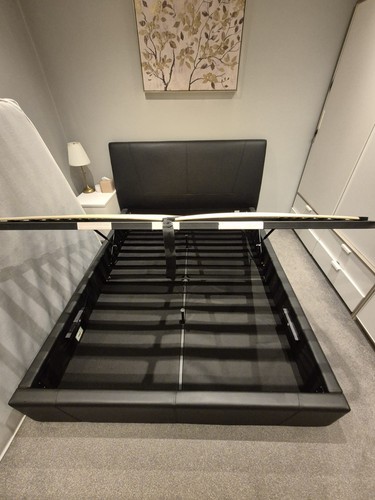 Ottoman storage bed king size - bed,