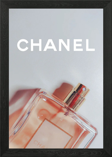 Chanel perfume art framed wall - art,