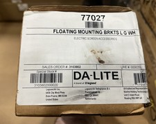 Da-Lite 77027 White Floating