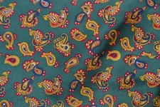 green silk ascot / cravat with