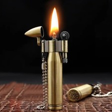 ✅ Free Name engrave✅ Lighter ✅Permanent Kerosene Lighter Bullet sharp tip ✅#351