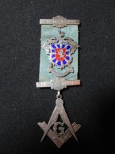 Masonic Silver & Enamel Medal