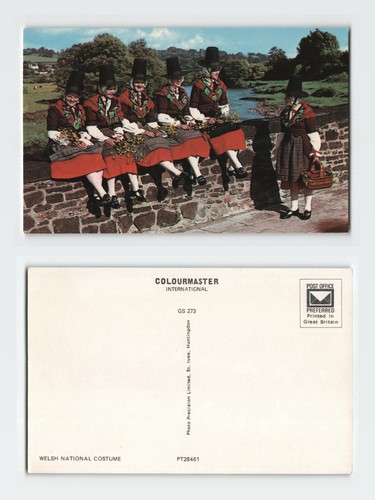 Vintage postcard welsh - postcard,
