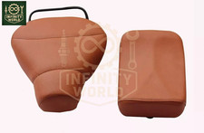 TAN VESPA FRONT SADDLE REAR