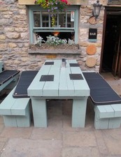 2.4m Rustic Solid Wooden