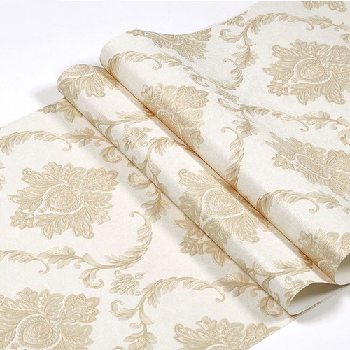 Damask wallpaper embossed - wallpaper,