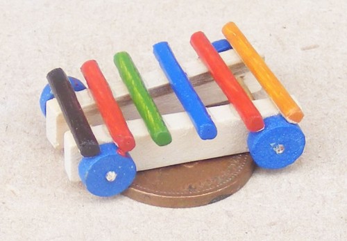 Dolls house pull along - dolls,