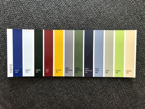 0870 renault colour - renault, guide