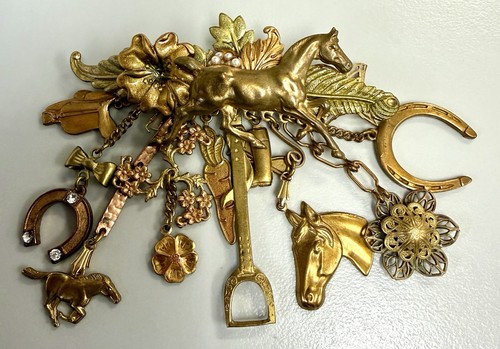 Vintage equestrian horse - vintage,