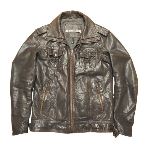Superdry brad leather jacket - "brad",