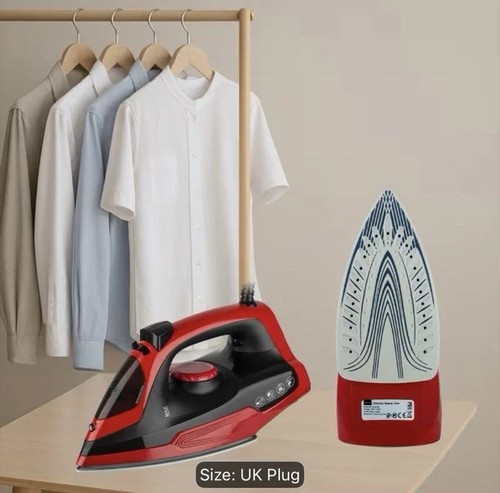 Electric iron with steam - with,