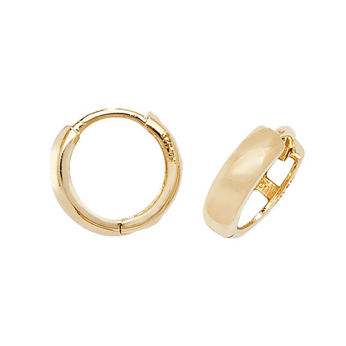 Hinged earrings 9ct yellow - earrings,