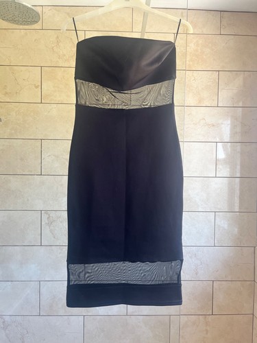 Club black strapless - club,