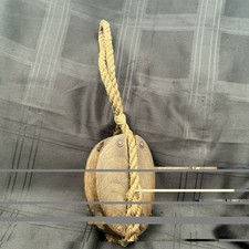 Vintage Wooden Pulley Block Rope Nautical Ship Marine Sailing Etc