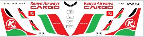 144 decals kenya - kenya, airways