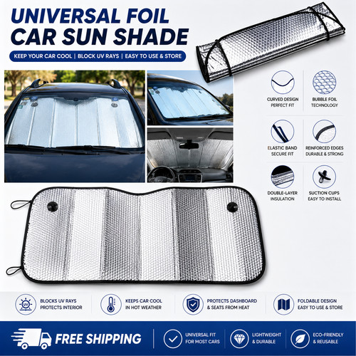 Universal folding foil sun - universal,