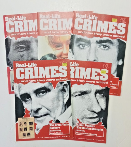 Real life crimes magazines - real-life,