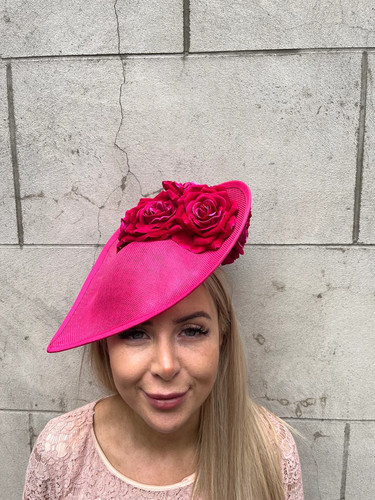 Large dramatic cerise hot - cerise, pink