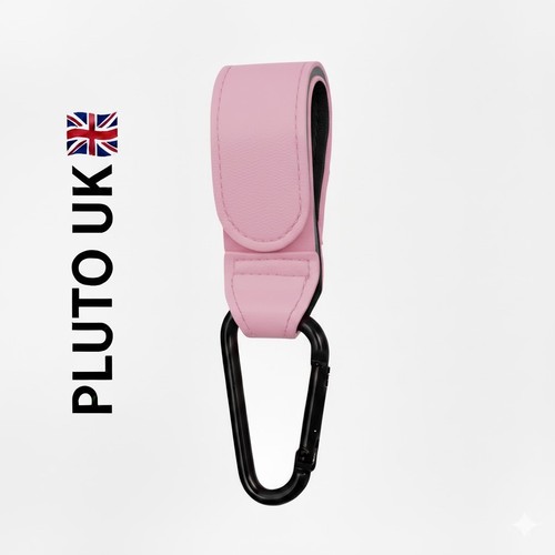 Leather buggy clip pram - clip, hook